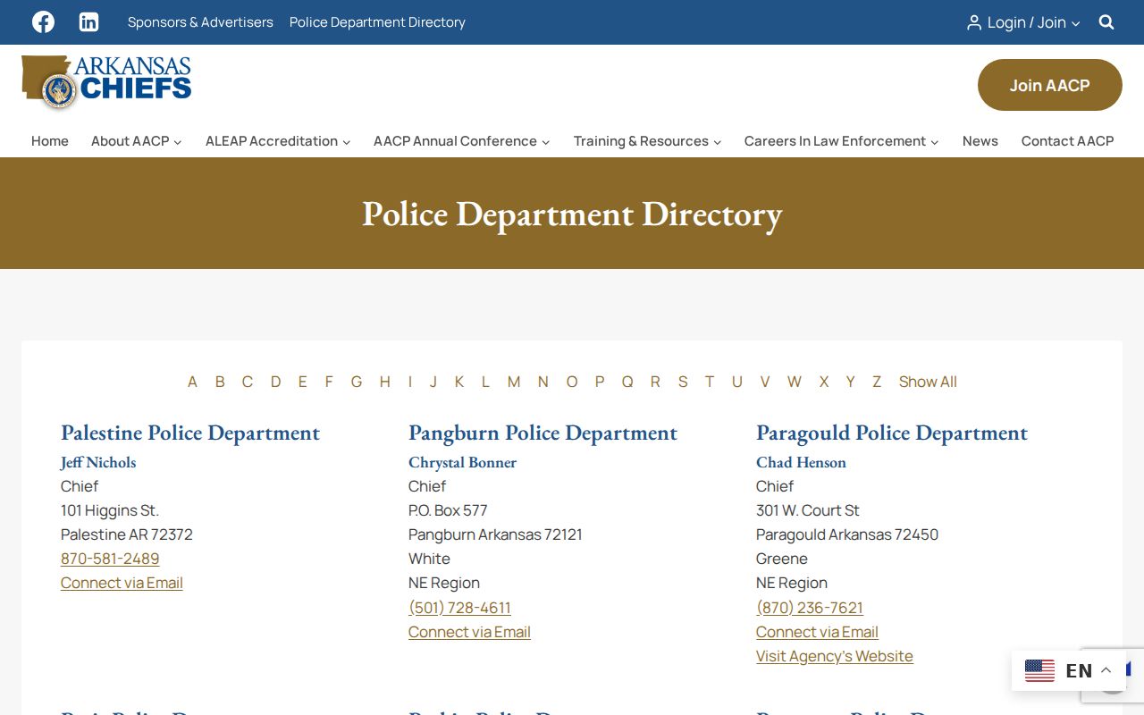 Woodruff County arrest warrant Patterson police directory